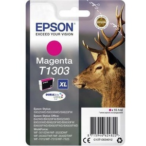 Accesorio Original Epson T1303 para Cartucho de Tinta Aprox. Tinta Magenta de 600 Páginas, 10.1ml, 100% Compatible con EPSON, Calidad Garantizada - Product Image 1