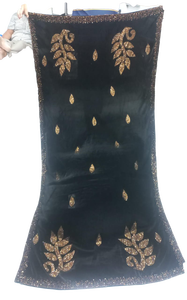 Ladies' Fashionable Velvet <b>Shawl</b> for Winter <b>Weddings</b> & Cultural Celebrations Elegant Warm Velvet <b>Wrap</b> for Party & <b>Wedding</b> - Product Image 2