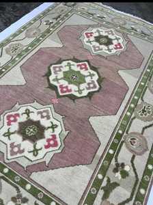 Alfombra de lana anudada a mano Oushak grande de alta calidad bellamente bordada para hoteles caseros para sala de estar juegos de alfombras de área de oración - Product Image 3