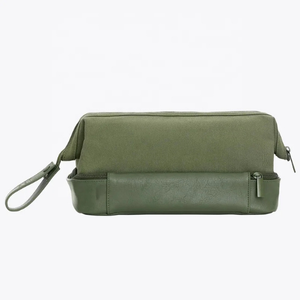 Venta al por mayor de lona personalizada colgante Dopp Kit bolsa de afeitar impermeable viaje organizador de artículos de tocador Accesorios - Product Image 2