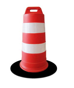 Barrera de tráfico de carretera de goma HDPE tambor apilable barrera de tráfico rotomoldeo tambor de tráfico apilable - Product Image 4