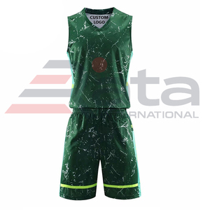 Conjunto de Uniforme de Baloncesto Digital Personalizado de Alta Calidad Premium, Talla Grande, Transpirable, de Secado Rápido, 100% Poliéster, Unisex, para Adultos, Pakistán - Product Image 4