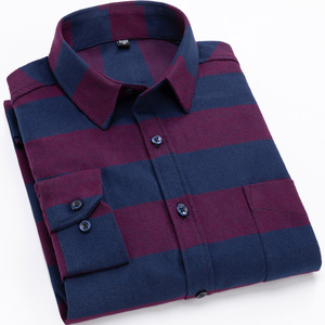 2025 nouvelle mode hommes léger Plaid à manches longues boutonné flanelle chemise décontracté décontracté Streetwear hommes chemises - Product Image 3