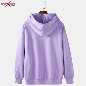 Servicio OEM hombres algodón mezclado 100% algodón 500gsm sudaderas con capucha de gran tamaño personalizado Puff impresión Logo Unisex sudaderas con capucha hombres - Product Image 2