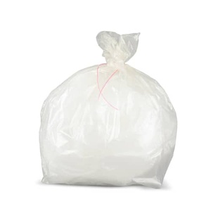 Bolsas de basura blancas con diseño de corbata clásica de 40L 30μ Heavy Duty Eco-Friendly Impreso por Paredes - Product Image 1
