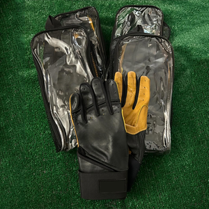 Logo et taille personnalisés Gants de frappeur de baseball professionnels-Utilisation de softball Couleurs bleues/jaunes/rouges/grises durables et respirantes - Product Image 5