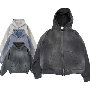 Sudadera con Capucha Térmica Personalizada de Alta Calidad para Hombre, con Estampado en Relieve/Bajo Relieve 3D, 500 Gsm, con Bolsillo Tipo Canguro, Hecha de Felpa - Product Image 4