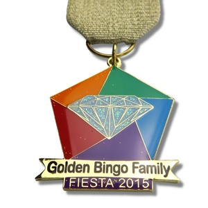 Medalla Fabricación Diseño personalizado Brillo Medalla Fiesta Esmalte Medailles - Product Image 2