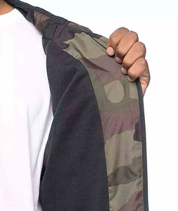 Grande demande Veste coupe-vent camouflage d'hiver pour homme Design OEM personnalisé Fermeture éclair chauffante de haute qualité - Product Image 3
