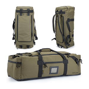 Sac de voyage en toile de coton imperméable 100 % avec doublure en cuir PU, personnalisé, grande taille, pour arts martiaux, design OEM, vente chaude INFLOW SPORTS - Product Image 2