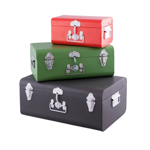 กล่องเครื่องประดับโลหะเคลือบผงสีเขียวคุณภาพสูงตกแต่งอเนกประสงค์โลหะหรูหราราคาโรงงานอเนกประสงค์ - Product Image 4