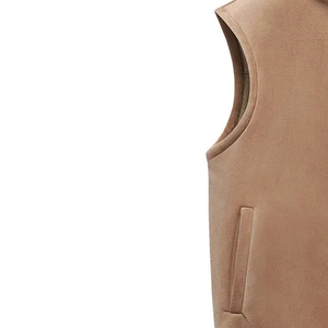 เสื้อกั๊กขนแกะขั้วโลกไมโครสำหรับทุกเพศเครื่องแบบชุดทำงานผ้าโพลีเอสเตอร์กันลมสำหรับผู้ชายไซส์พิเศษ - Product Image 4