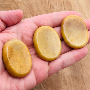 Pierres d'inquiétude d'aventurine jaune | Pierres de poche en cristal naturel pour la guérison, la méditation et le soulagement du stress | Fourniture en gros - Product Image 2