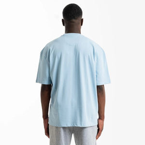 New Design <b>Men's</b> Luxury Cotton Loose Fit T-<b>Shirt</b> Little Drop Shoulder Oversized Blank Tee - Product Image 4
