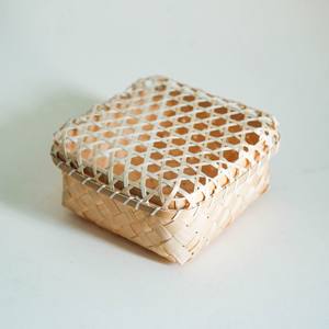 Cheap Price Natural Woven square <b>Small</b> Boxes for Gift Packaging Eco Friendly Bamboo <b>Box</b> with Custom Sizes - Product Image 4