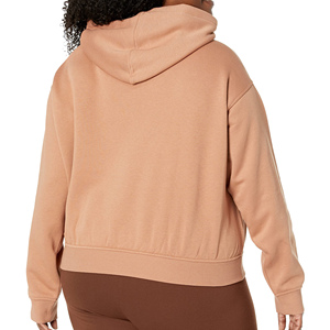Nuevo diseño de peso ligero profesional de las mujeres sudaderas con capucha al por mayor de manga completa de ropa de invierno Drop-hombro sudaderas con capucha para las mujeres - Product Image 2