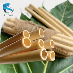 หลอดไม้ไผ่ที่เป็นมิตรกับสิ่งแวดล้อมสำหรับเครื่องดื่ม - Product Image 2