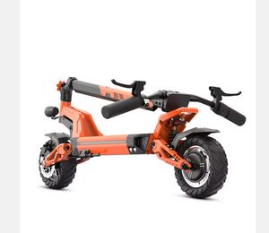 Trottinette électrique pour adulte prête pour la livraison par coursier avec moteur à moyeu arrière, batterie au lithium, cadre en acier et câble de frein - Product Image 1