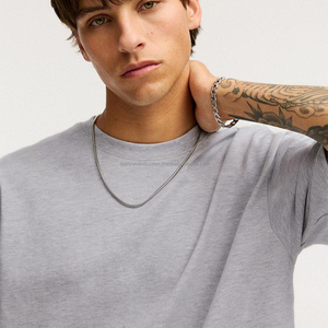 เสื้อยืดผ้าฝ้ายระบายอากาศพอดีตัวสำหรับผู้ชาย, เสื้อยืดคอกลม100% 300g สำหรับผู้ชายพิมพ์ลายดิจิตอลเนื้อนุ่มลายออกกำลังกายสีพื้น3D - Product Image 3