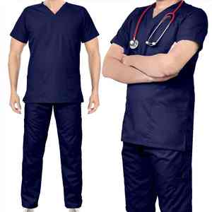 Uniforme Médico Personalizado, Uniforme Médico Transpirable con Cuello en V, Traje Médico Deportivo para Hombres, Uniformes para Médicos y Enfermeras - Product Image 4