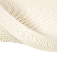 Surmatelas en latex premium 100% caoutchouc naturel, taille Queen, réversible, hypoallergénique, massant, rafraîchissant, pour école, appartement, hôpital