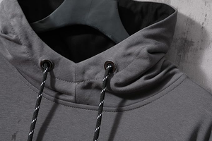 Sweat à capuche en coton 100% de haute qualité, lourd, surdimensionné, pour hommes, sweat à capuche personnalisé, sweat à capuche en molleton - Product Image 5