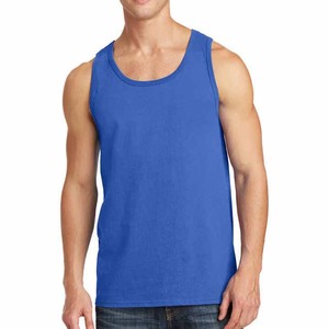 Camisetas sin mangas personalizadas de algodón para hombre, camisetas sin mangas con tirantes para correr, culturismo, Fitness, camisetas sin mangas transpirables con cuello redondo de talla grande - Product Image 3