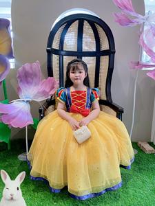 ชุดเดรสเจ้าหญิงหิมะสีขาวลายการ์ตูนขนาดใหญ่2ชุดสำหรับเด็กทารกหญิงผลิตในเวียดนามชุดเดรสยาวพร้อม Nhung Nguyen สวยงาม - Product Image 3