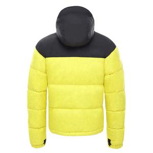 Veste matelassée à capuche personnalisée en denim vintage écologique pour homme, grande taille, décontractée, vente chaude, OEM, vente en gros, hiver 2026 - Product Image 6