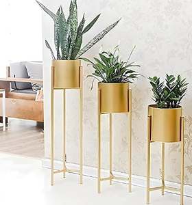 Juego de 4 macetas decorativas para decoración del hogar y decoración de jardín maceta al por mayor a la venta - Product Image 2