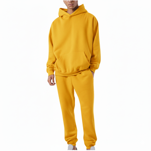 Survêtement unisexe personnalisé avec logo, coton, streetwear, personnalisable, nouvelle arrivée 2026, design de survêtement d'hiver - Product Image 4