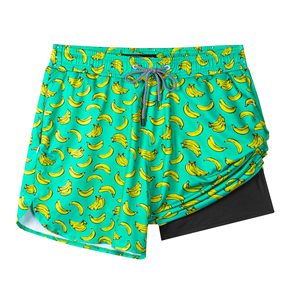 Custom Sublimated Quick Dry <b>Swim</b> Beach <b>Shorts</b> for Men Compression <b>Liner</b> <b>with</b> Zipper Pockets Printed Pattern Made in Pakistan - Product Image 1