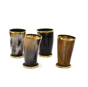 Verre corne de buffle meilleure vente corne de buffle et corne de boeuf chope corne verre en gros verre corne de buffle/boeuf - Product Image 3