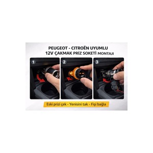Presa Accendisigari 12V Peugeot Citroen 8227.54-Plastic Compatibile con Modelli 206 307 308 Partner - Product Image 5