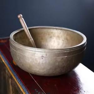 High Quality Serving Bowl Luxury Round Large Size Stainless Steel Food Bowl <b>Edges</b> <b>Decorative</b> Designed - Product Image 5