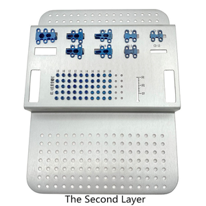 Juego de instrumentos para cirugía tibial veterinaria ortopédica: Jaula de recuperación rápida con tornillos para rotura de ligamentos cruzados de Surgiright - Product Image 5