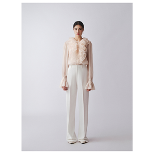 Nouvelle tendance 2025 femmes élégant Amanda Blouse printemps chemise Style haute couture ODM Service utilisant pour la vie quotidienne Anti-rides - Product Image 4
