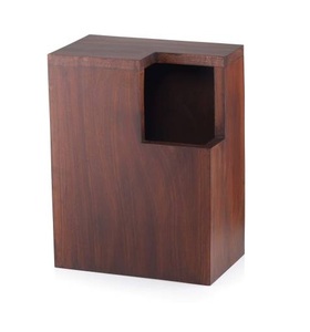 Corbeille en bois au design fait à la main en laiton AK de couleur marron avec poignée en métal doré pour la décoration intérieure/décoration intérieure de la maison - Product Image 6