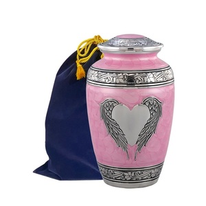 Pink Angle Wing Cremation Urns <b>for</b> Human <b>Ashes</b> Cremation Urns <b>for</b> Adults Keepsakes <b>for</b> Humans & Burial Urns <b>for</b> <b>Ashes</b> - Product Image 1