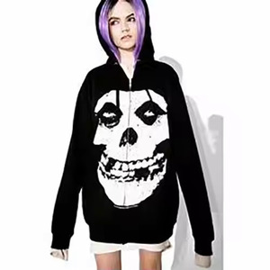 OEM <b>Hoodies</b> for Women`s Embroidered Pattern Hoodie <b>Gothic</b> Style Casual Hooded Sweatshirt Oversized <b>Hoodies</b> for Causal Wear - Product Image 2