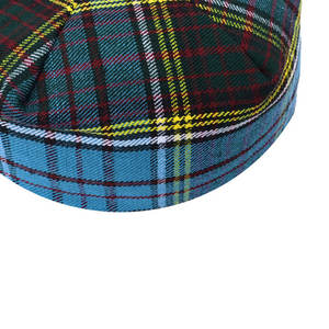 Meilleure qualité Tartan laine Tammy casquettes couleur unie plaine broderie impression personnalisée ODM usine en gros pour l'automne en plein air - Product Image 4