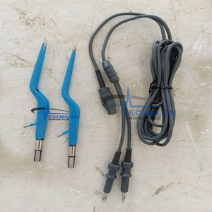 Pinzas Bipolares de Bayoneta Europeas, Antiadherentes, Reutilizables, Instrumentos Médicos de Cirugía, Material Plástico, Manual, Eléctrico - Product Image 3