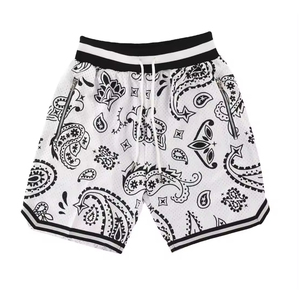 Short de basket-ball de fitness personnalisé de meilleure qualité pour hommes short en maille respirante à séchage rapide motif solide sublimation décontractée - Product Image 1