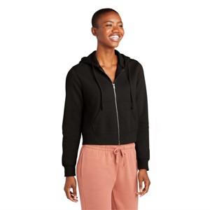 Sweat à capuche zippé pour femme-Sweat-shirt à capuche confortable et léger avec fermeture éclair, parfait pour une tenue décontractée, superposition - Product Image 1