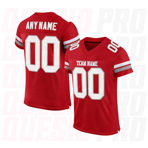 Custom American Football Jersey Mesh Front Logo American Football Jerseys <b>Plus</b> <b>Size</b> Lightweight Durable Team Uniforms <b>Low</b> Tariff - Product Image 3