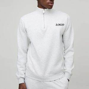 Sudadera de Manga Larga para Hombre con Diseño de Logotipo Personalizado, Ropa Casual de Color Sólido, para Compradores al por Mayor, Servicio OEM, Cuello Alto - Product Image 1
