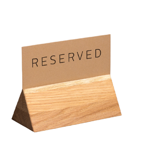 Soporte de tarjetas de madera marrón personalizado Diseño elegante Perfecto para la exhibición y organización de tarjetas de visita de la oficina en casa - Product Image 1
