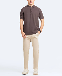Polos OEM al por mayor para hombre, camiseta Polo de calidad superior para hombre, manga corta, corte regular, tela de piqué de algodón, logotipo personalizado - Product Image 2