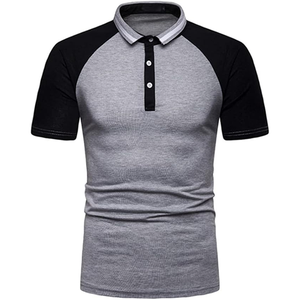 Premium Men's for Polos Transpirable Estilo urbano Camiseta de cuello en contraste de moda con manga corta Stretch Fit Activewear - Product Image 2