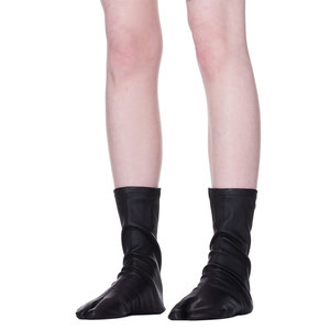 Vente directe d'usine Vêtements décontractés Chaussettes en cuir Produits les plus vendus Tissu souple Fabriqué en cuir pour hommes Khuffs - Product Image 6